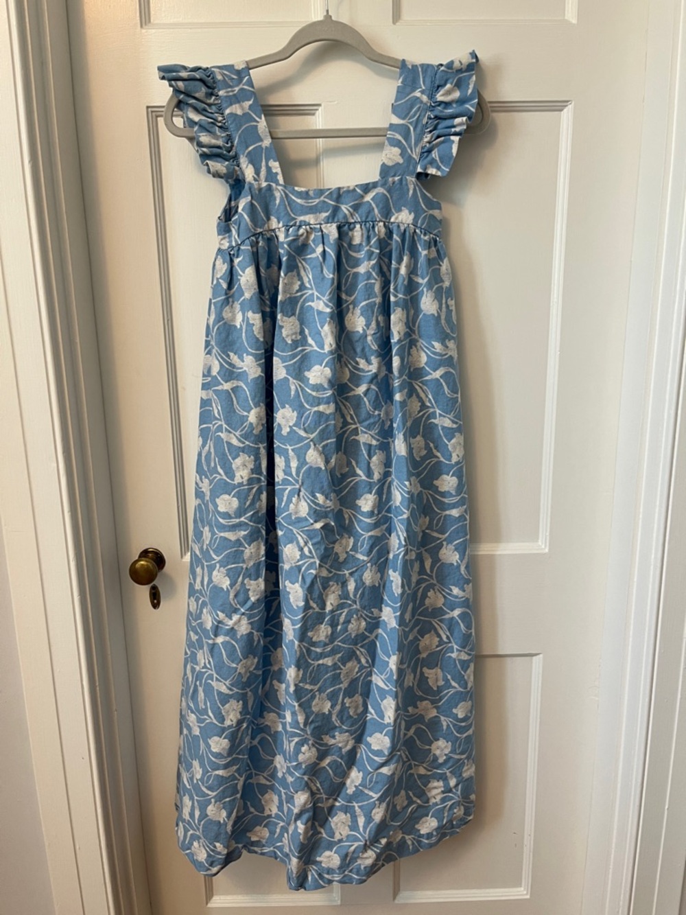 A New Day Blue and White Dress